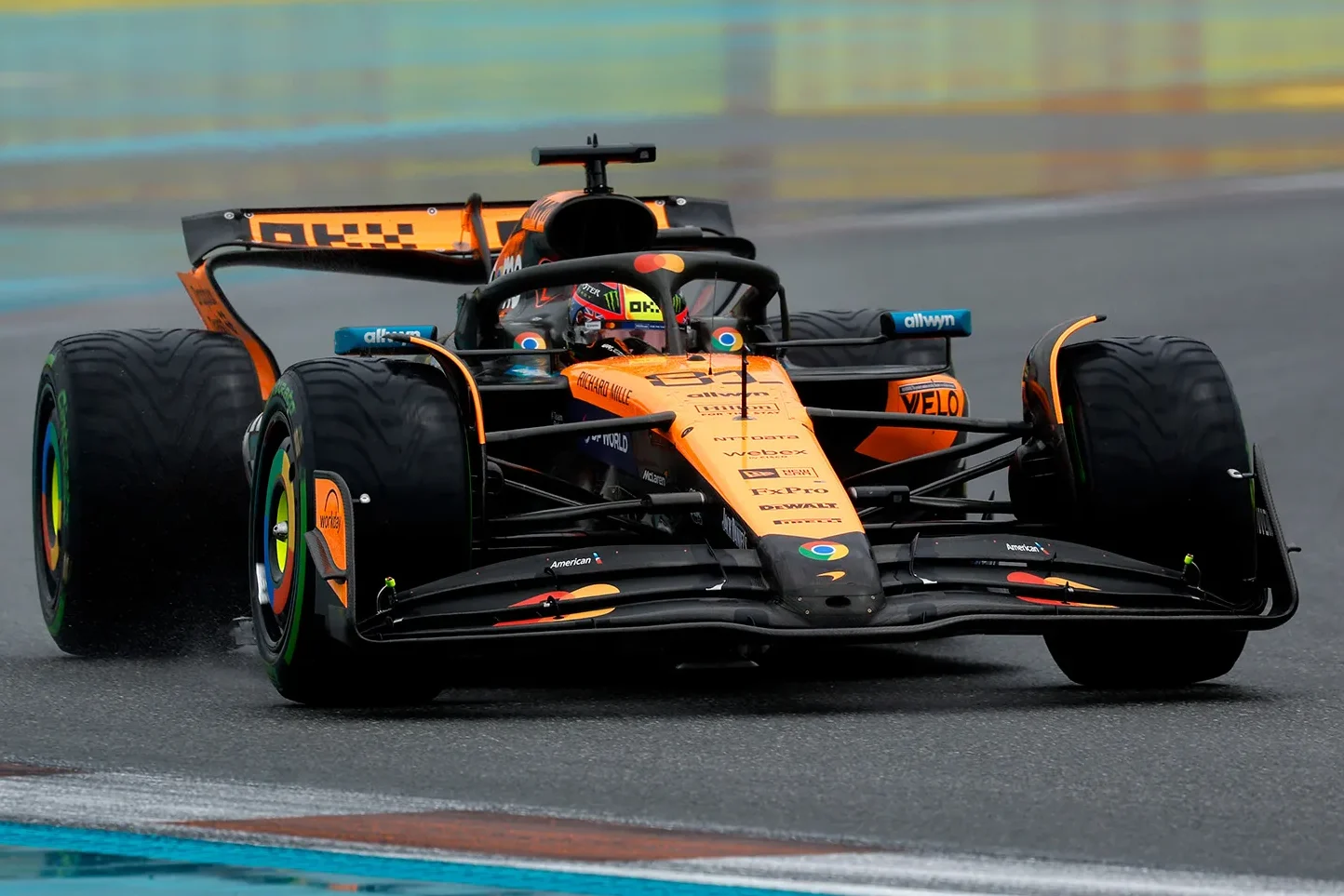 Auto de Oscar Piastri en el GP de Miami 2025 – McLaren F1